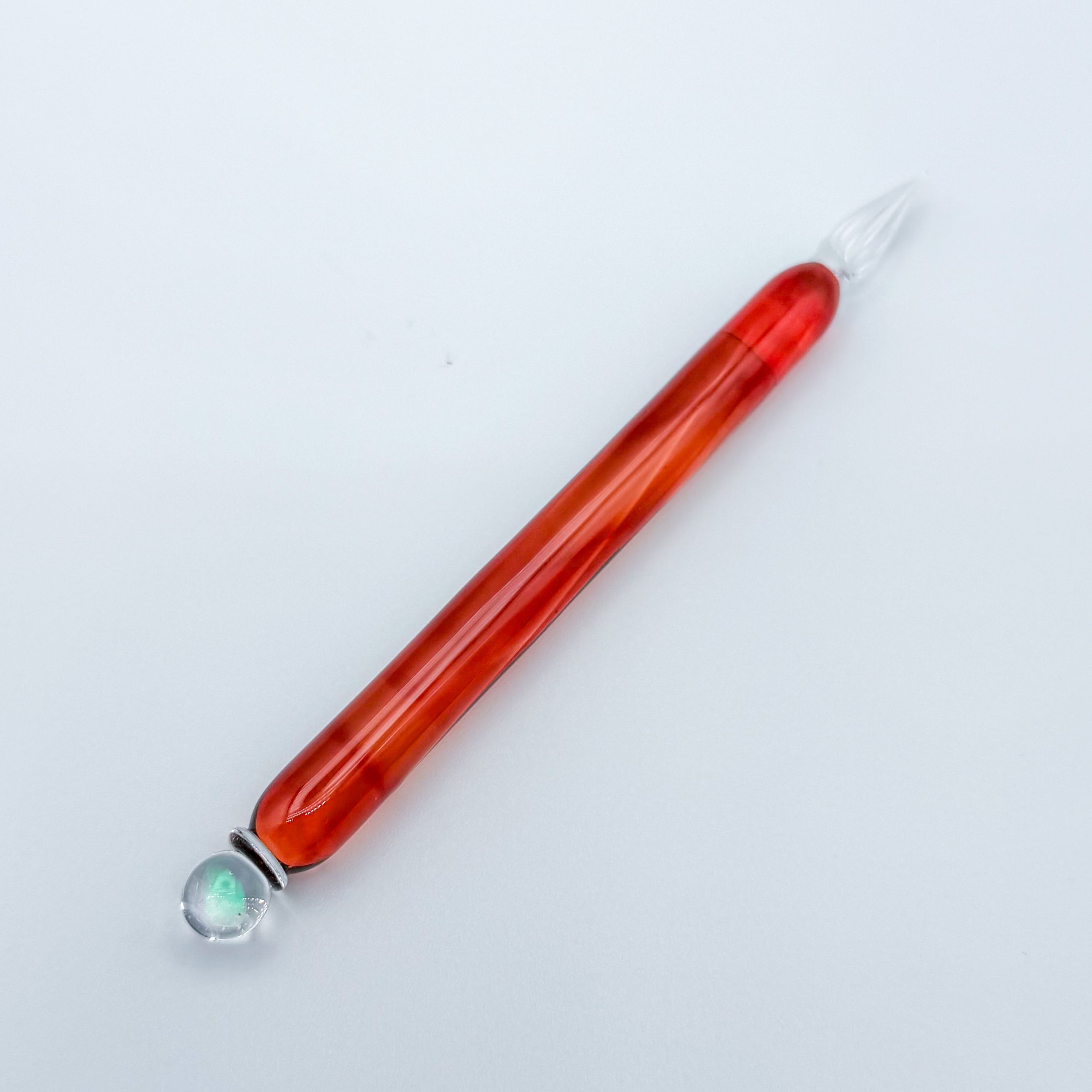 Zephyr Studio(ゼファースタジオ)  Glass Pen Primo-Red Oparl-