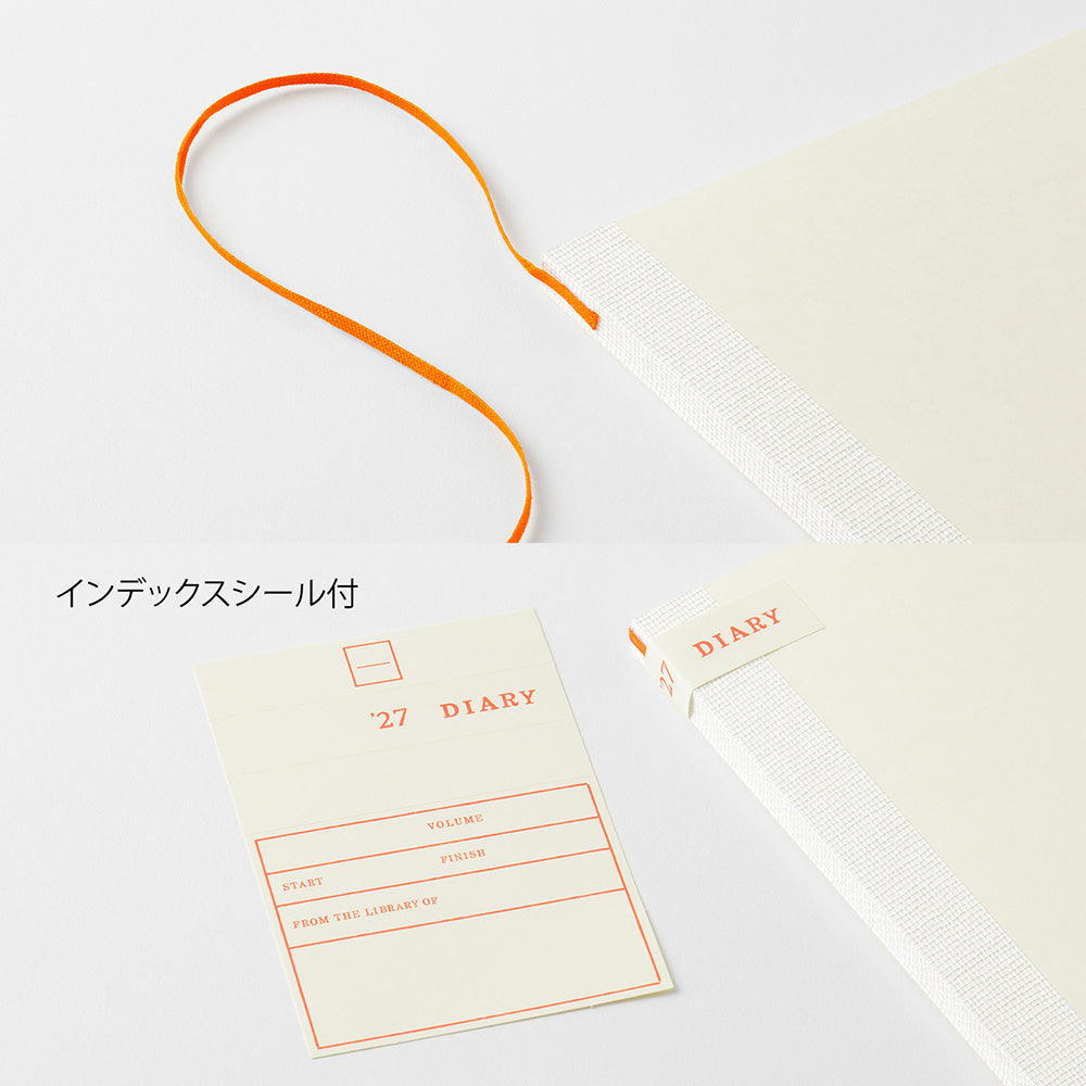 MD PRODUCT(エムディープロダクト) MDノートダイアリー 薄型 (A5) 2027