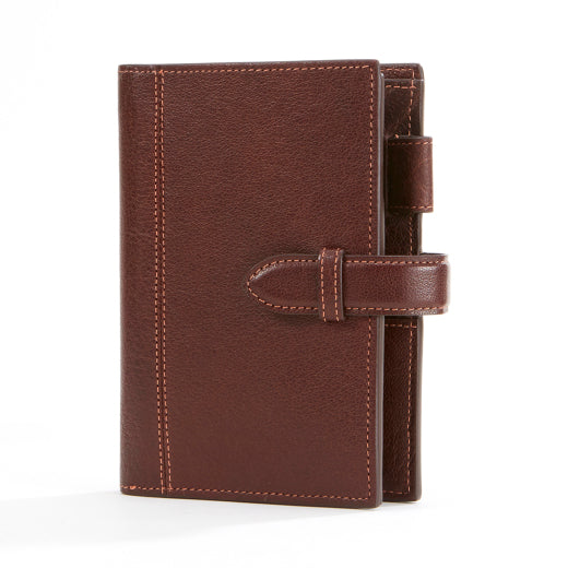 ASHFORD(アシュフォード) ディープ システム手帳 MINI6 13mm ブラウン