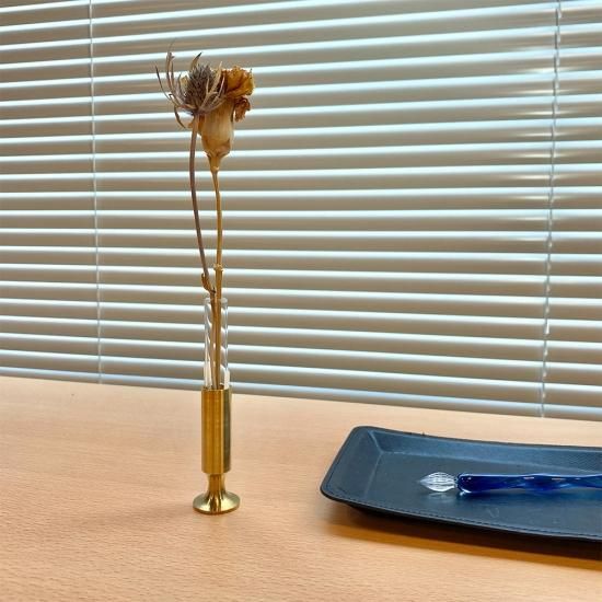 宇内金属工業 HUUM 真鍮の一輪挿し