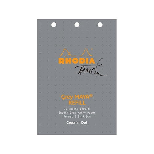 RHODIA(ロディア) オーガナイザー レフィル マヤ クロスドット グレー