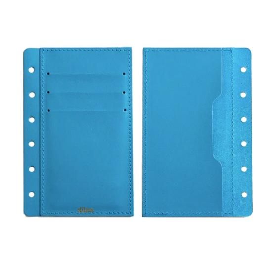 ロンド工房 dunn(デュン) カードケース M6サイズ ブルーブラック/コバルトブルー/マゼンタ