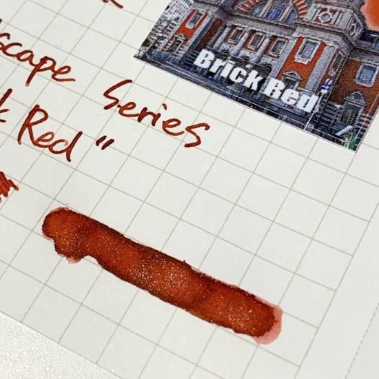 Giftionery Delta(ギフショナリーデルタ) オリジナルインク KOKAIDO Brick Red【ラメ入り】