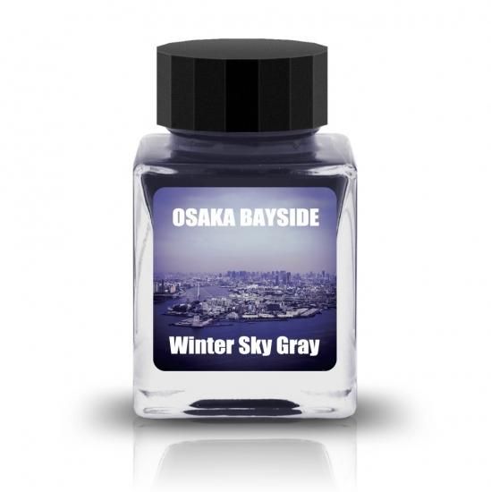 Giftionery Delta(ギフショナリーデルタ) オリジナルインク OSAKA BAYSIDE Winter Sky Gray