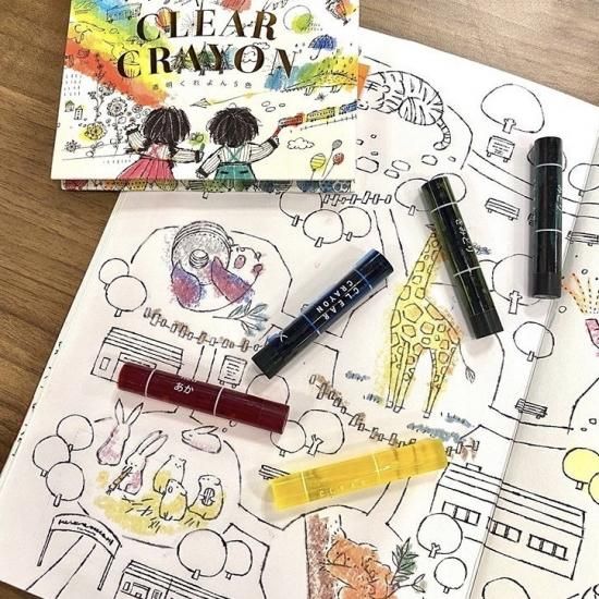 コクヨ 透明クレヨン 10色セット