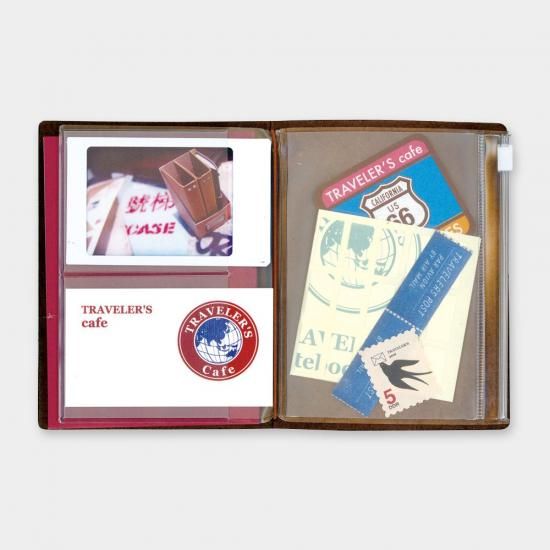 TRAVELER'S COMPANY(トラベラーズカンパニー) トラベラーズノート リフィル パスポートサイズ ジッパーケース