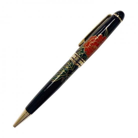 セキセイ 輪島塗 蒔絵 雅風 ボールペン 牡丹
