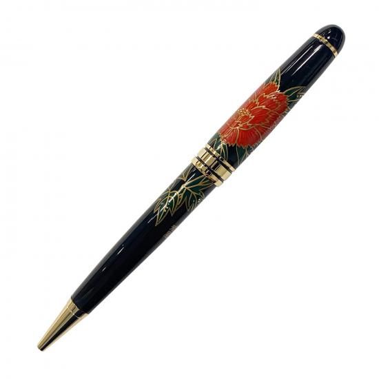 セキセイ 輪島塗 蒔絵 雅風 ボールペン 牡丹