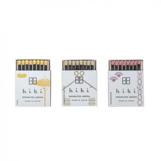 神戸マッチ hibi 10MINUTES AROMA 和の香り レギュラーボックス