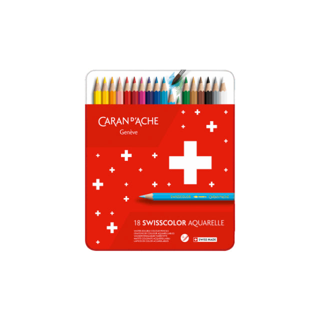 CARAND'ACHE(カランダッシュ) 水溶性色鉛筆 スイスカラー