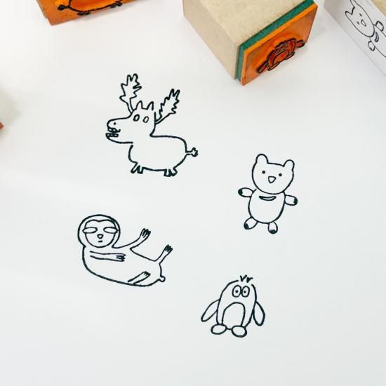 Giftionery Delta(ギフショナリーデルタ) オリジナル スタンプ YMD動物園セットA