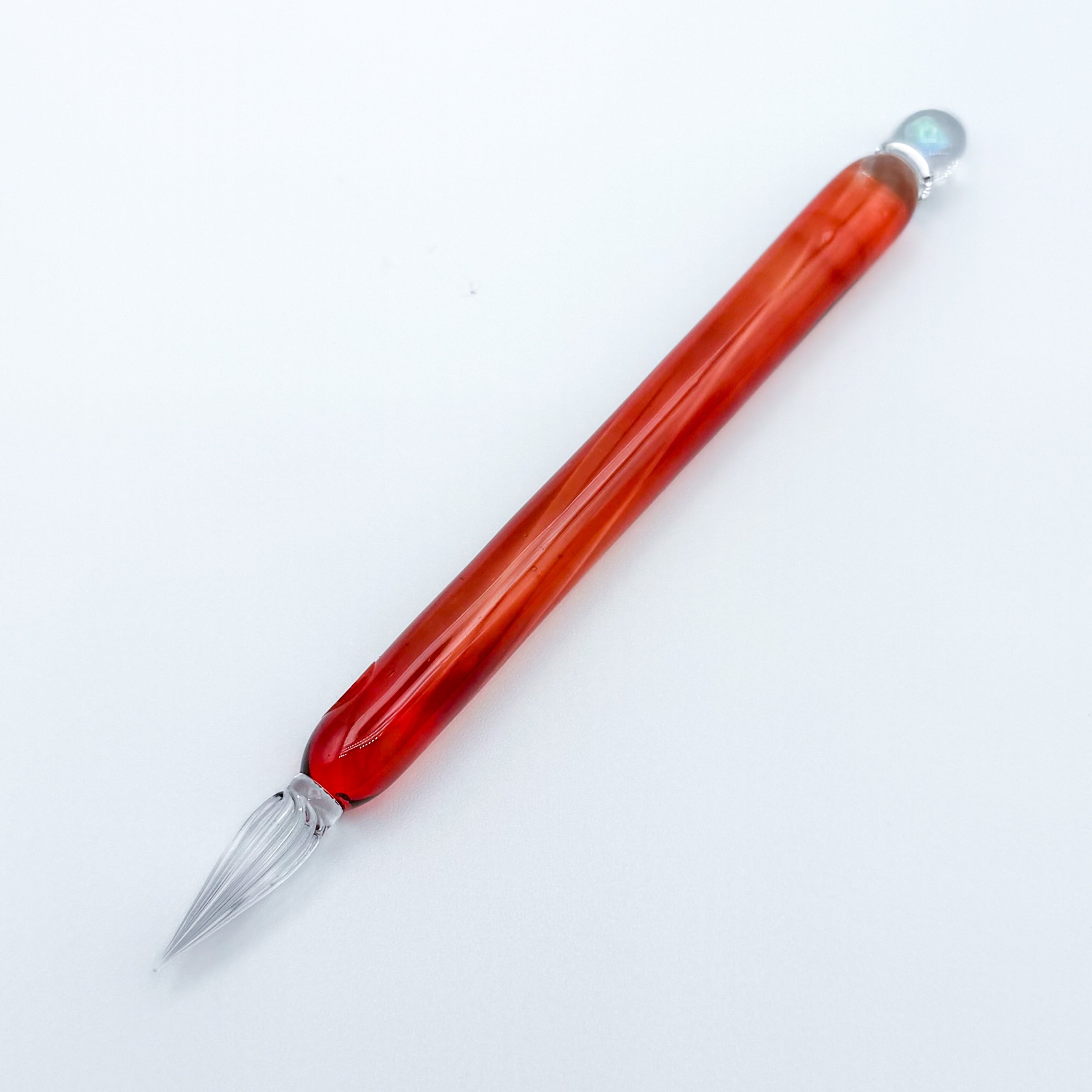 Zephyr Studio(ゼファースタジオ)  Glass Pen Primo-Red Oparl-
